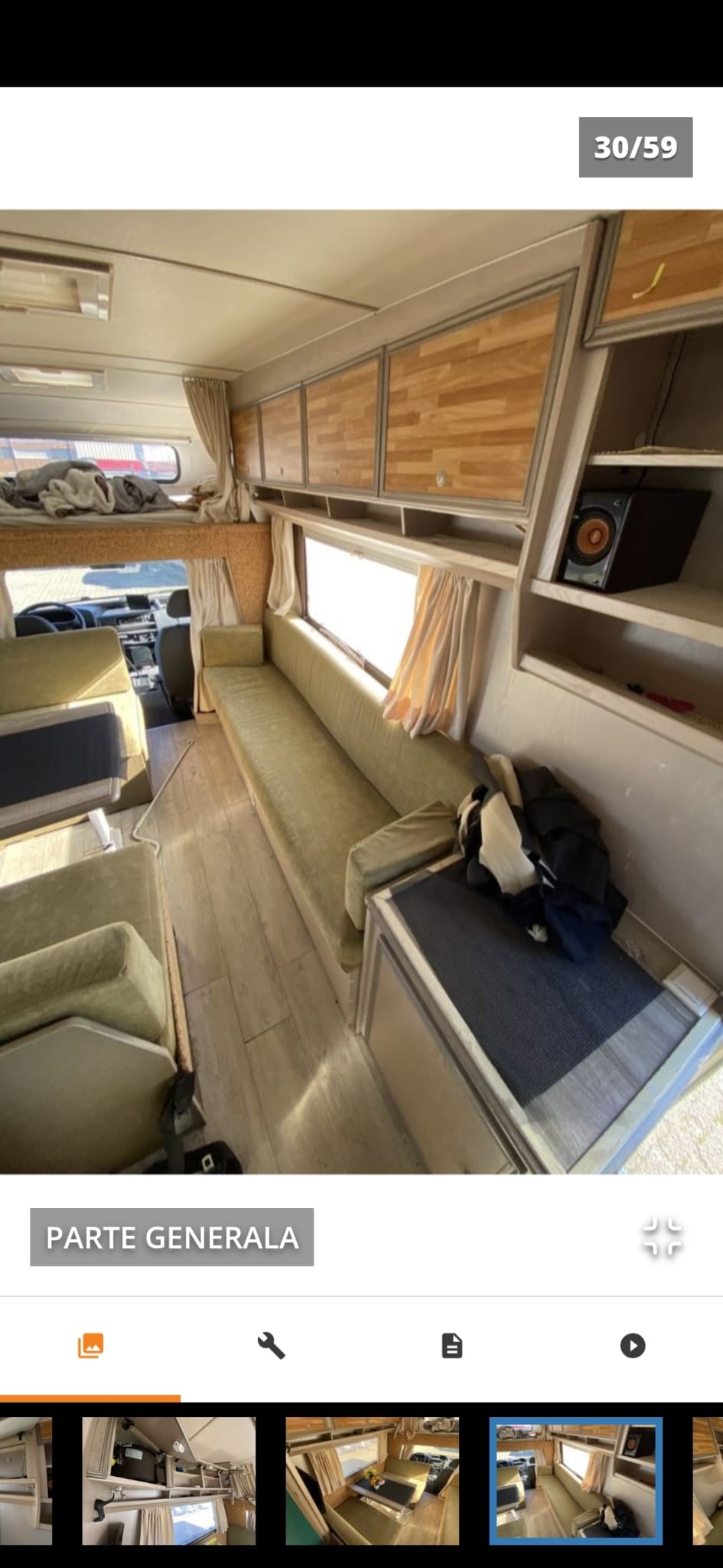 Ford Transit AutoCaravana 2.5 D – interior, parte generală